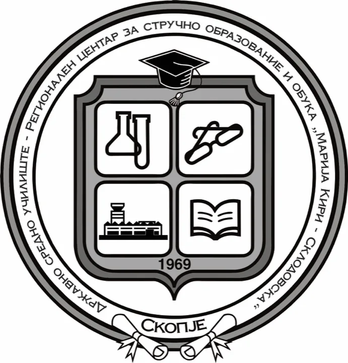Грбот на училиштето со годината на основање, 1969